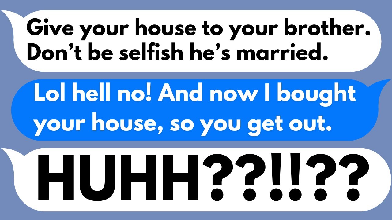 ENTITLED GOLDEN BROTHER WANTS MY HOUSE AND PARENTS ARE SUPPORTING HIM
