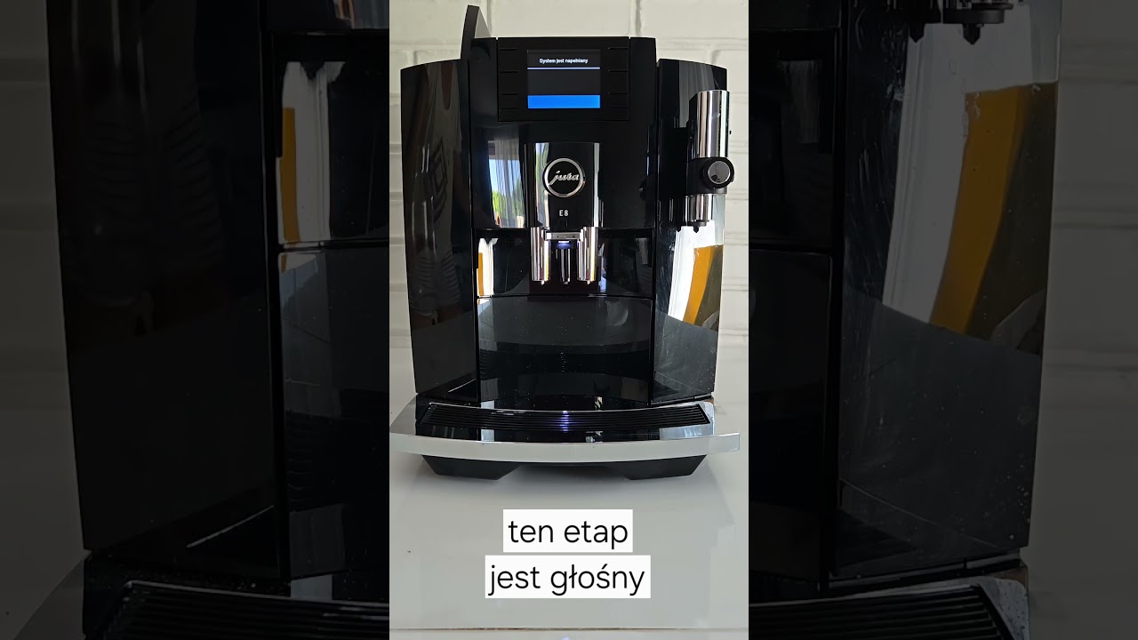 Ekspres Jura E8   pierwsze uruchomienie