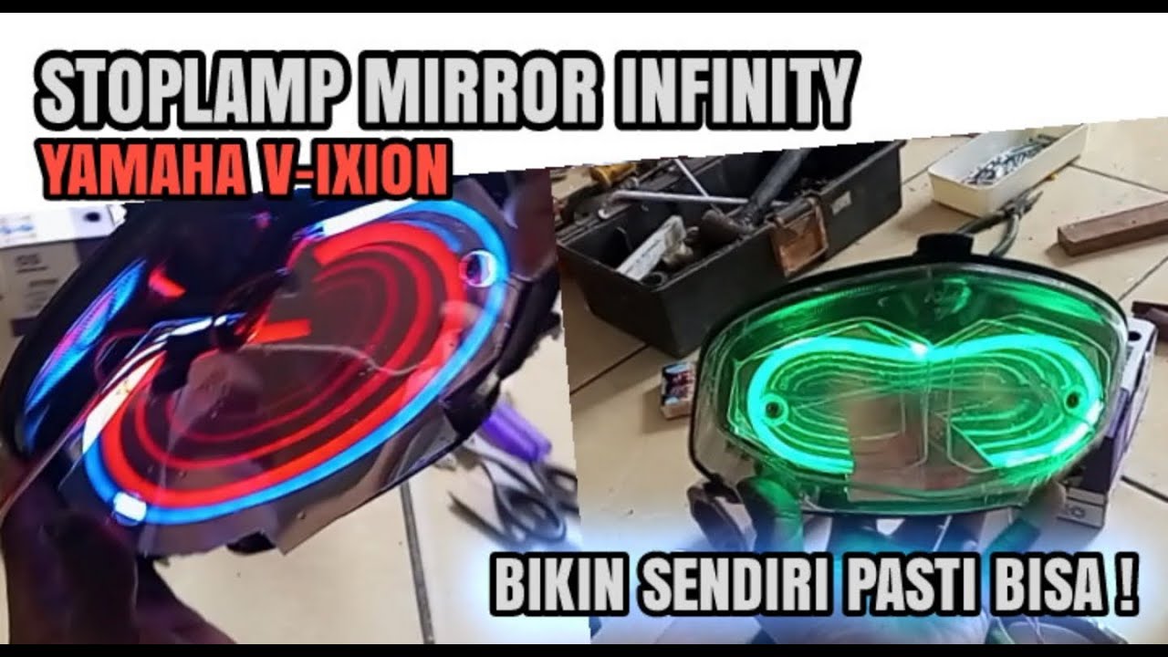 Bikin stoplamp MIRROR INFINITY . Yamaha Vixion