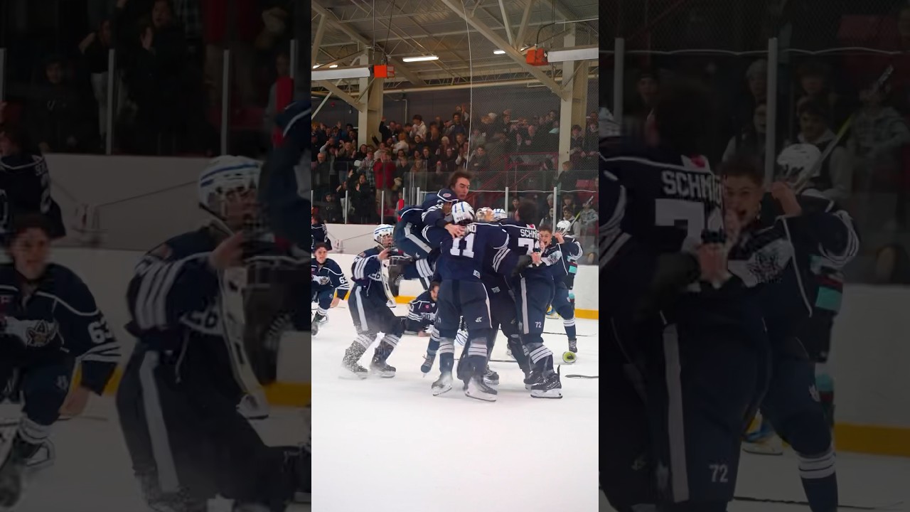 Crazy Shootout To Win OMHA Championship🏒🏆 #hockey #hockeyplayers #shorts