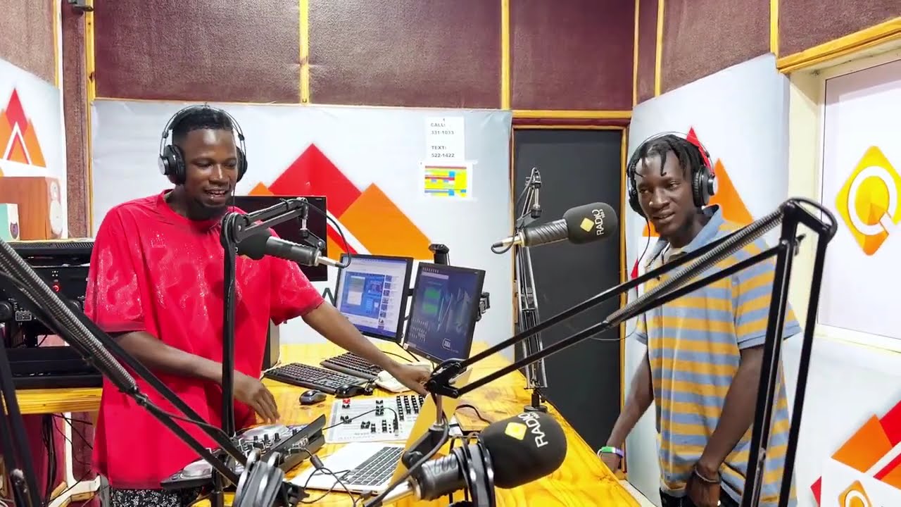 JUNIOR THE BLESSED KID LIVE IN THE FREESTYLE SESSION QRADIO WITH DJ COUNTRYMAN QRADIO