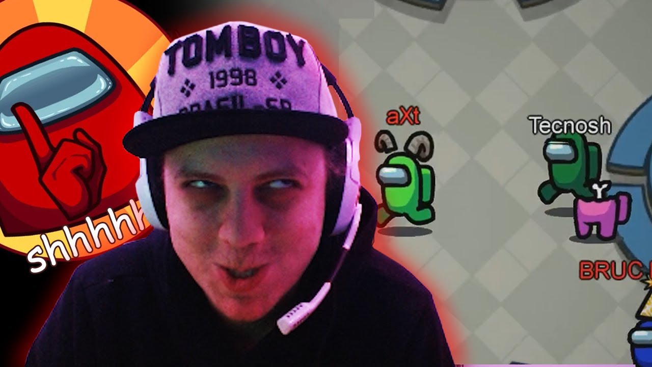Como jogar de impostor no Among Us ft. Tecnosh, Sheviii, Ookina, yetz...