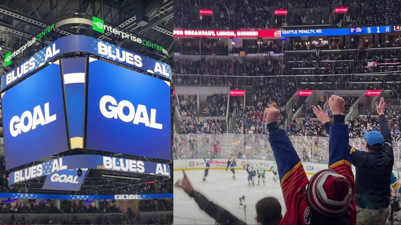 St. Louis Blues 2022 Goal Horn Live! (4k)