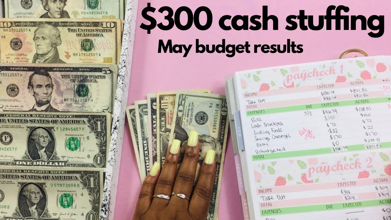 LOW CASH ENVELOPE STUFFING 2024 | Paycheck Cash Stuffing | SAVINGS CHALLENGE STUFFING | May #5