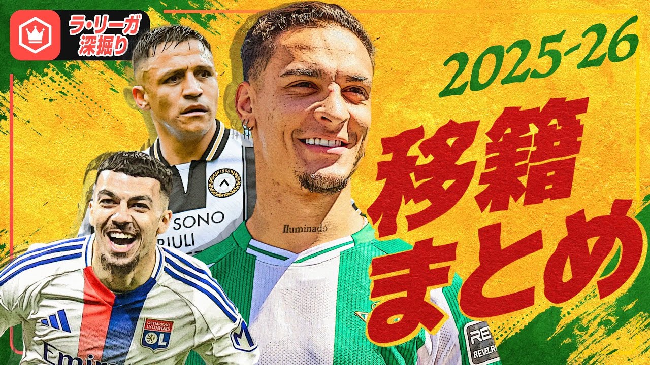 2025-26 ラ・リーガ移籍市場まとめ