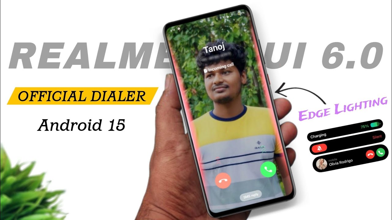 Realme UI 6.0 Official Dialer |Edge Lighting Features | Call Recording Without Announcement