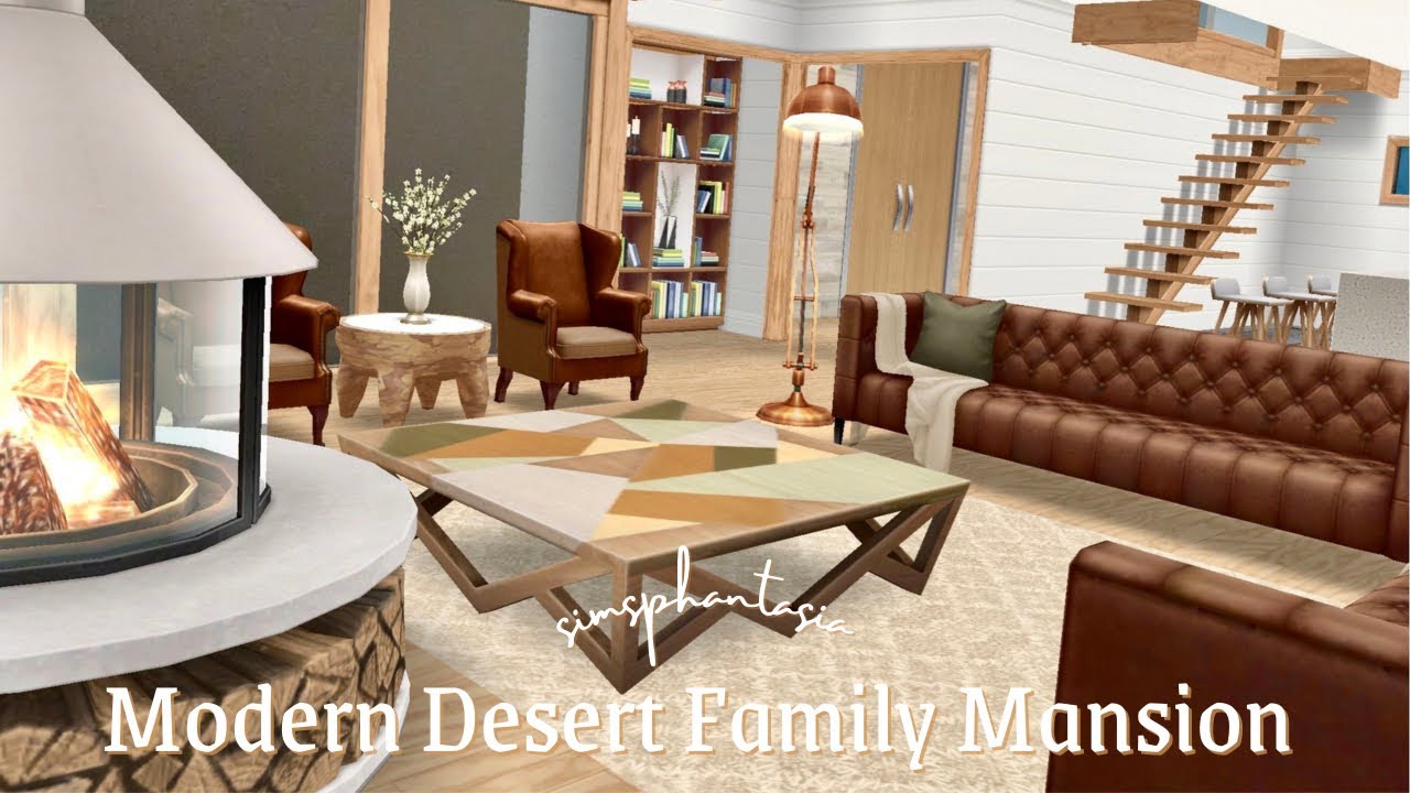 The Sims FreePlay ~ 🏡 House Request 🏡 Modern Desert Family Mansion Tour