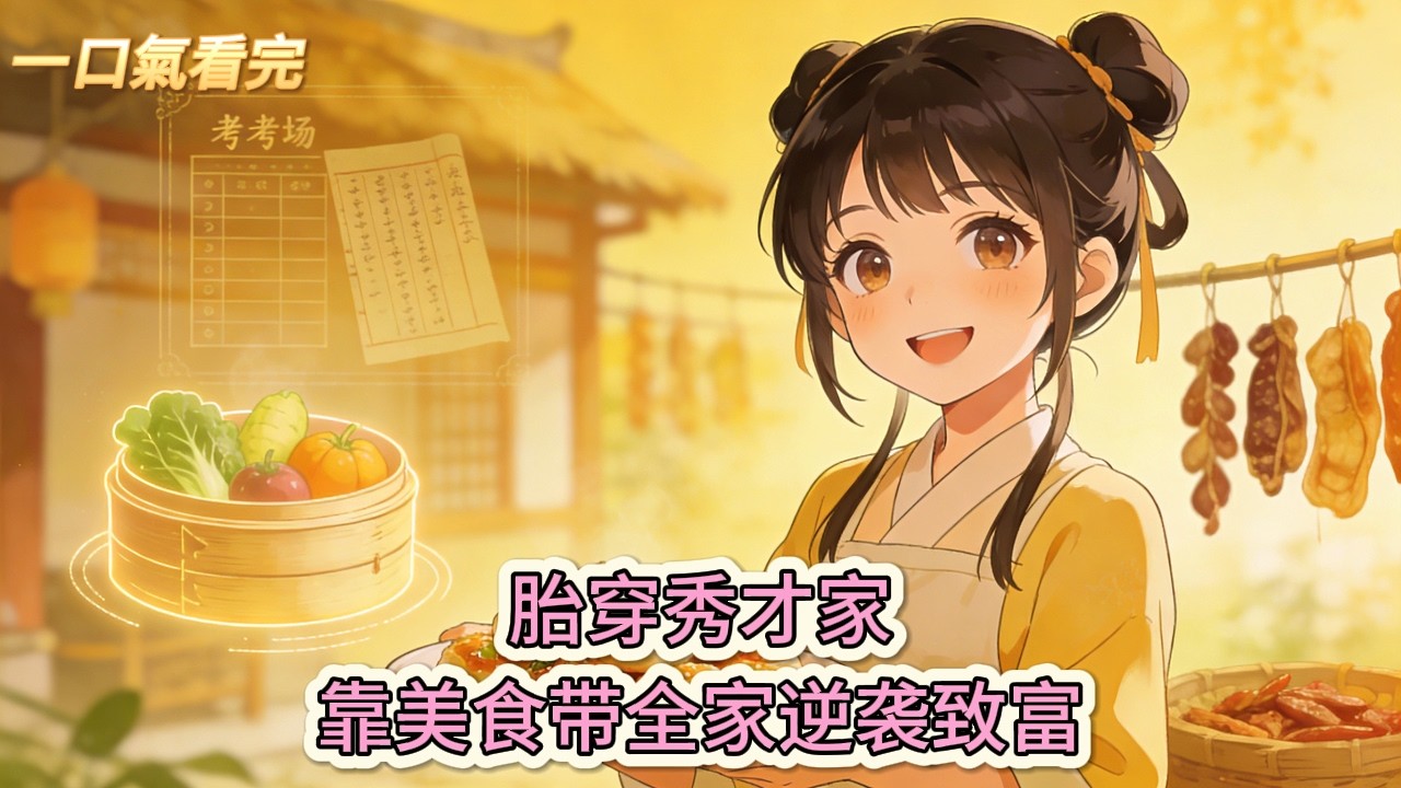 完结小说💕《李家长女养家日常》胎穿秀才家，靠美食带全家逆袭致富#推文 #小说 #悠悠书屋