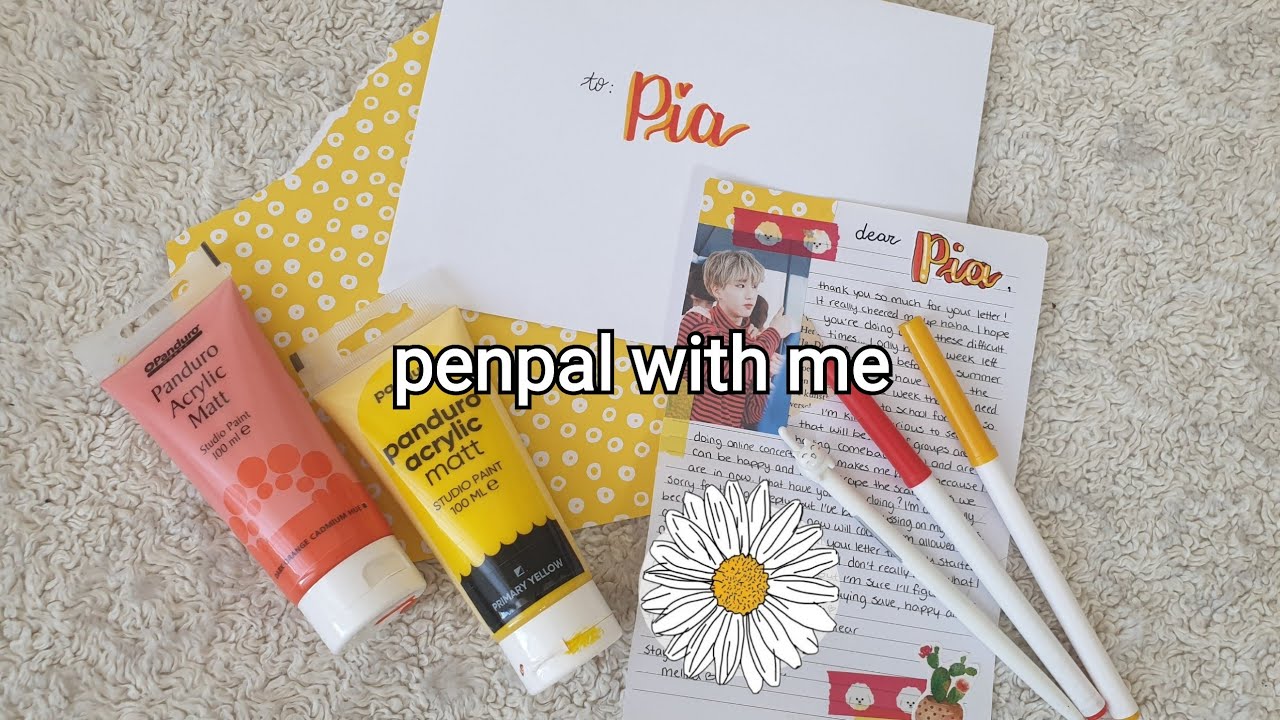 penpal with me 💌 summer theme