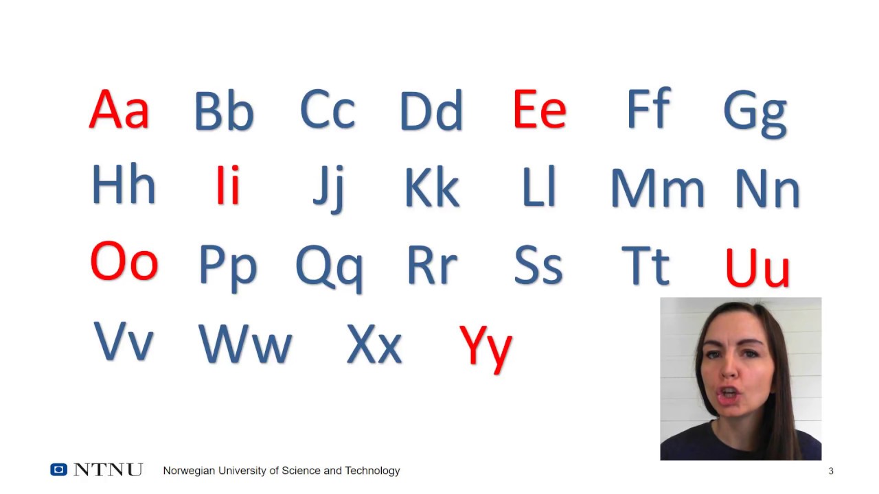 Norwegian Pronunciation - Some of the basics