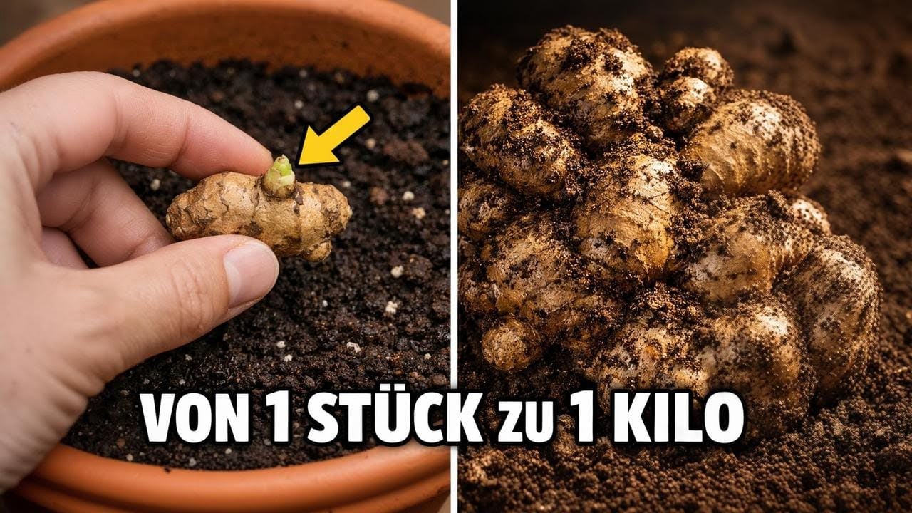 Der Ingwer-Trick: Ernte KILOWEISE 