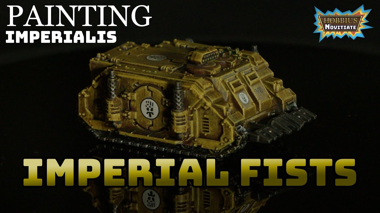 Painting IMPERIAL FISTS for Legions Imperialis