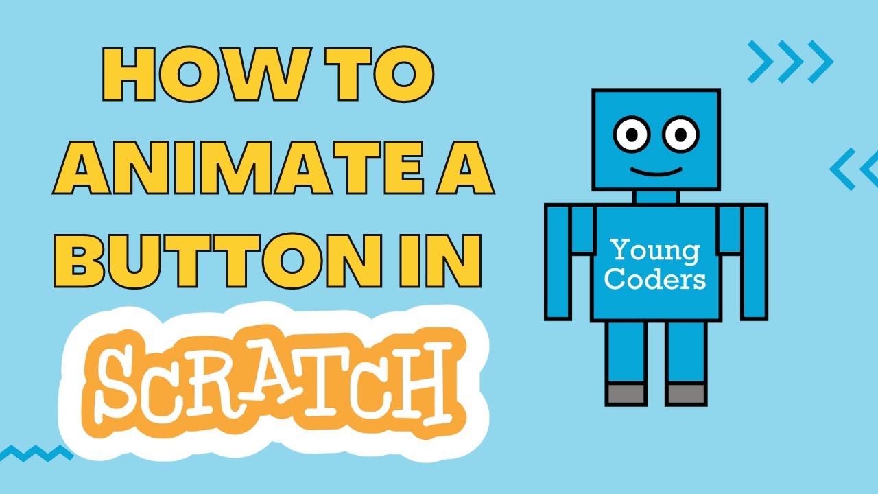 How to animate a button in scratch