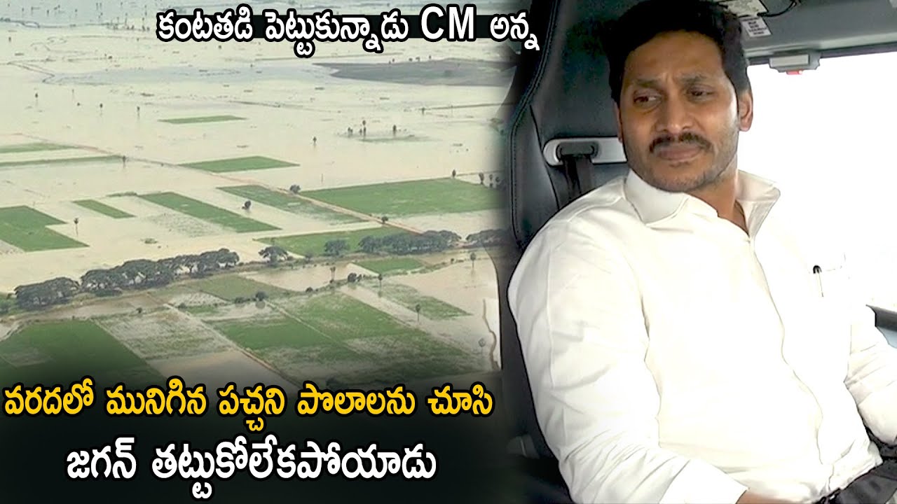 AP CM Ys Jagan Emotional After Seeing Submerged Farms | Godavari Floods | Life Andhra Tv