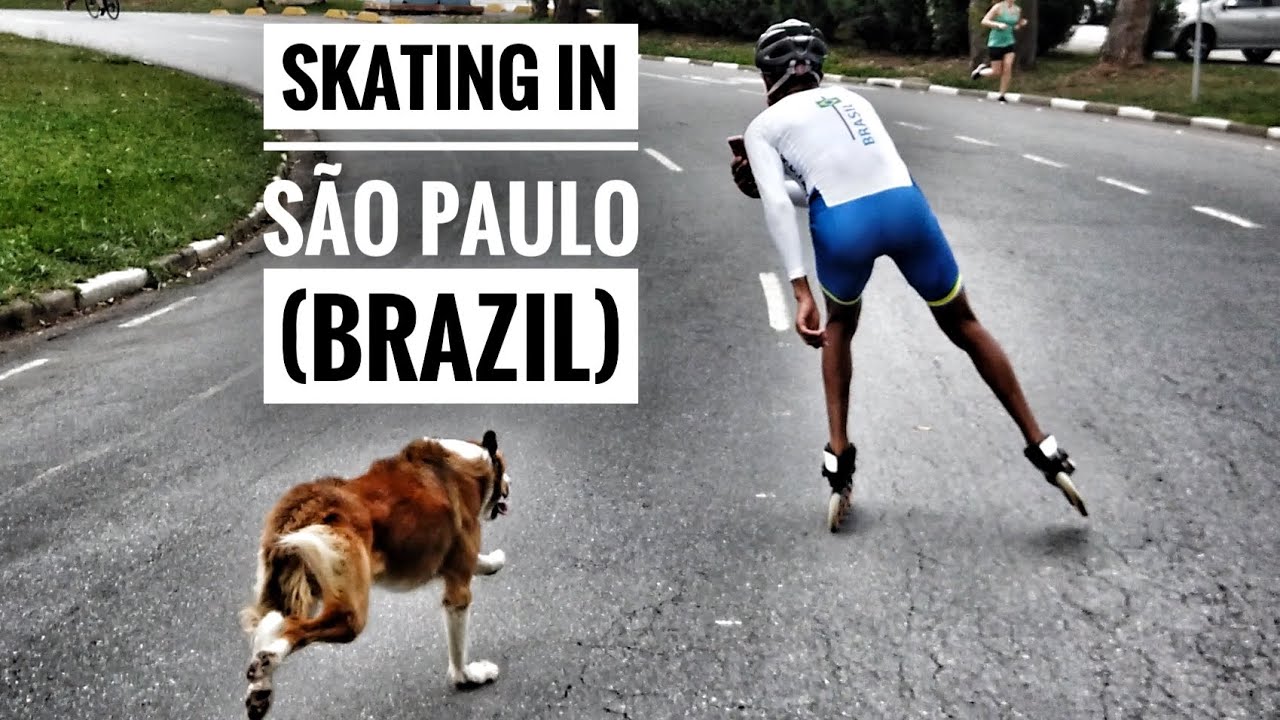 Dog chasing us down - Skating in São Paulo (Brazil)