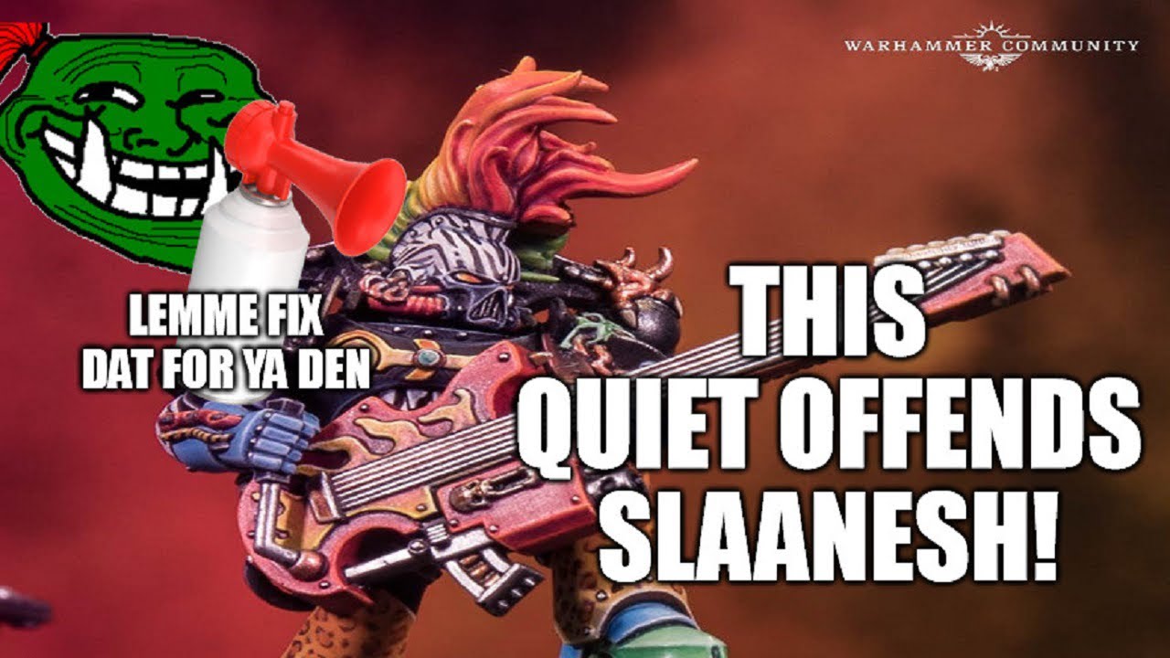 Noise Marine gets trolled by Ork Logik | Warhammer 40k meme dub