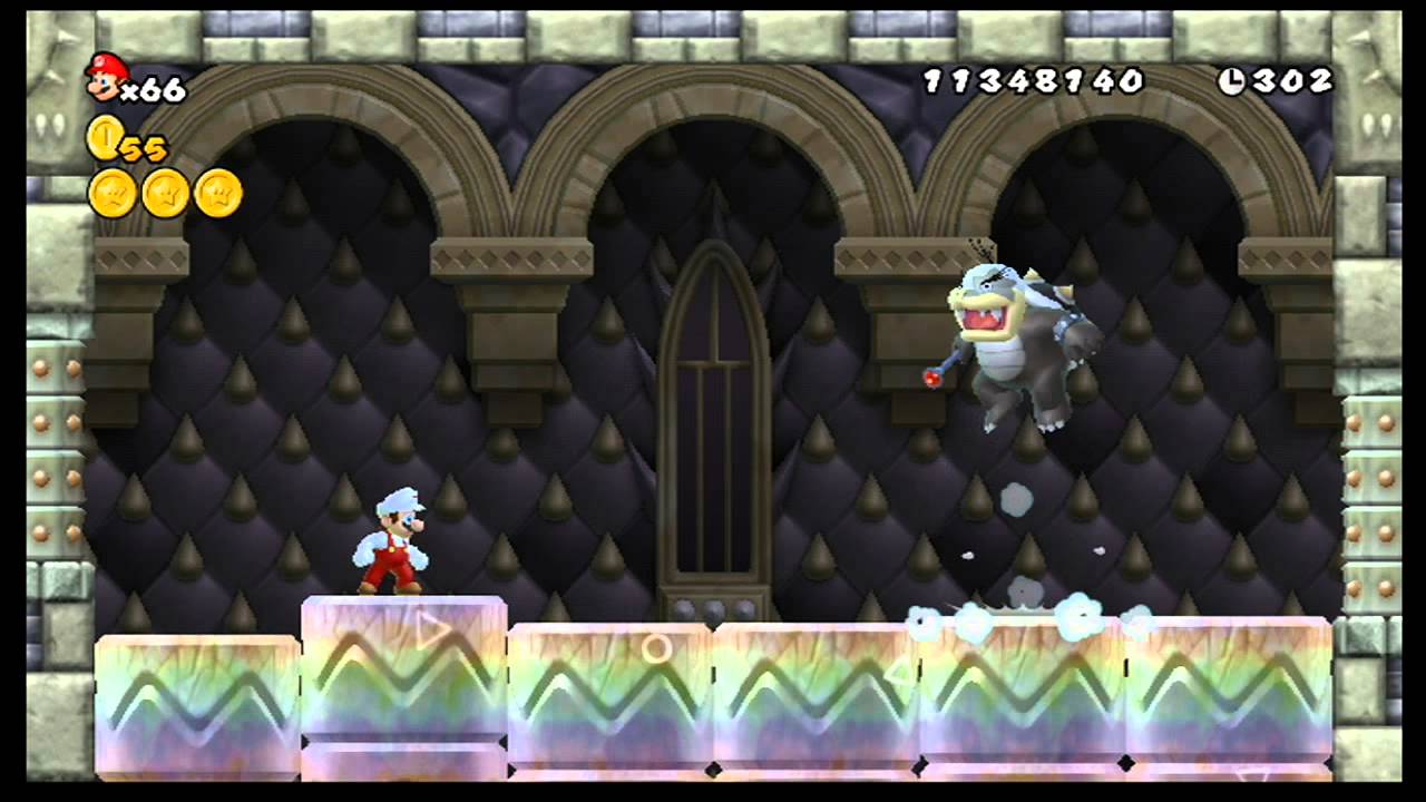 New Super Mario Bros. Wii Boss 7 - Morton Koopa Jr.