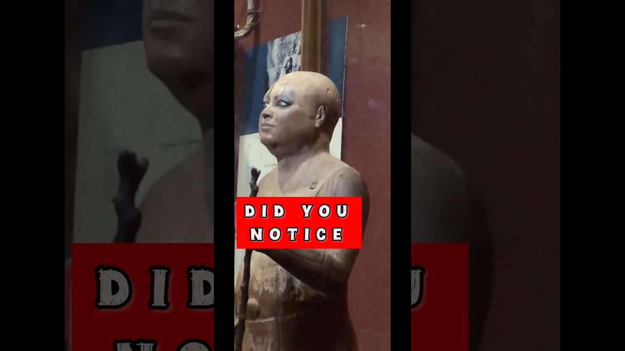 📸 The Statue That Watches You &mdash; A 4,500-Year-Old Mystery #ancientegypt #egyptianmuseum