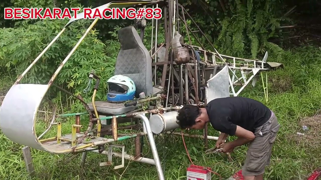 @besikaratracing8389 Menghidupkan kembali mesin helikopter rakitan