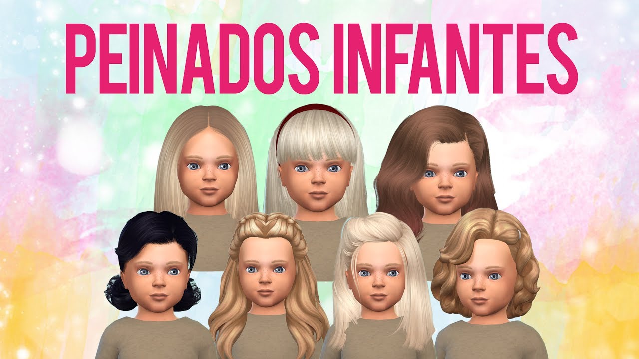 PEINADOS INFANTES SIMS 4 #2