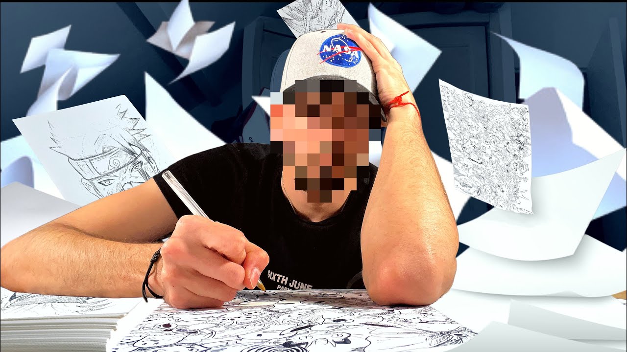 Est-il POSSIBLE de vider ce STYLO BIC en DESSINANT ?!  ( qui va craquer en premier LUI ou MOI ..? )