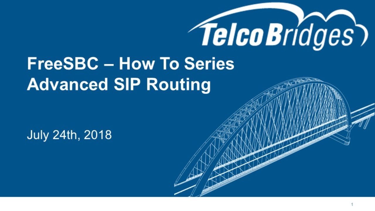 FreeSBC How To - SIP Routing