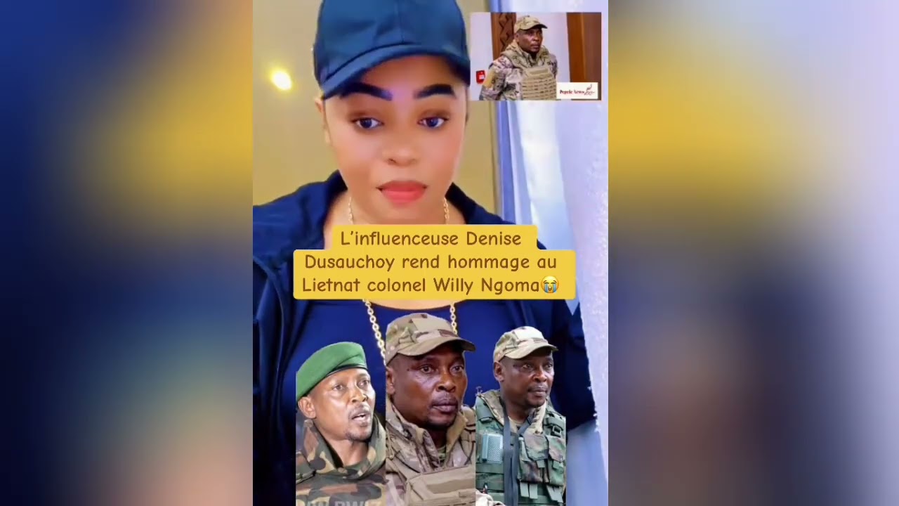 DENISE DUSAUCHOY REND HOMMAGE AU LIEUTENANT COLONEL WILLY NGOMA 
