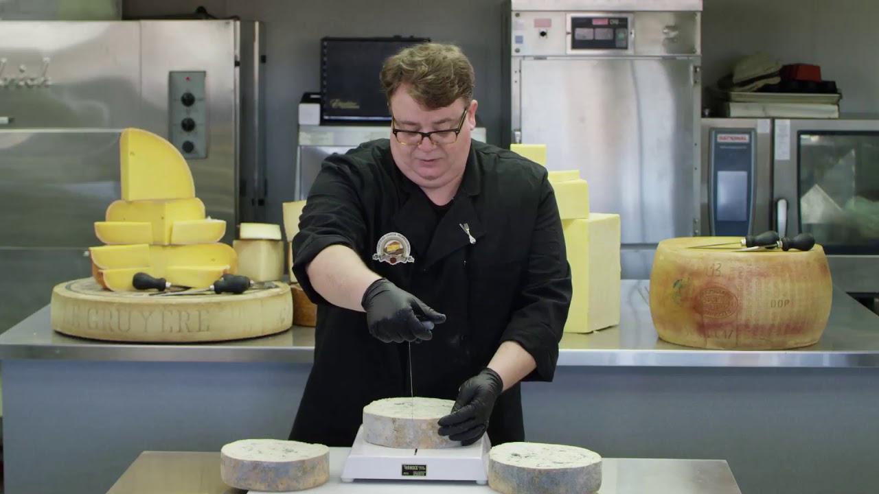 9 Ways to Cut the Cheese: BARREL CUT: Mt Gorgonzola