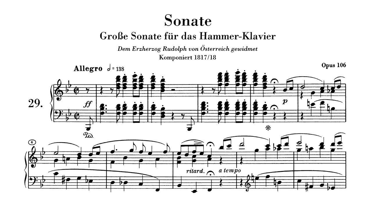 Beethoven - Piano Sonata No. 29 