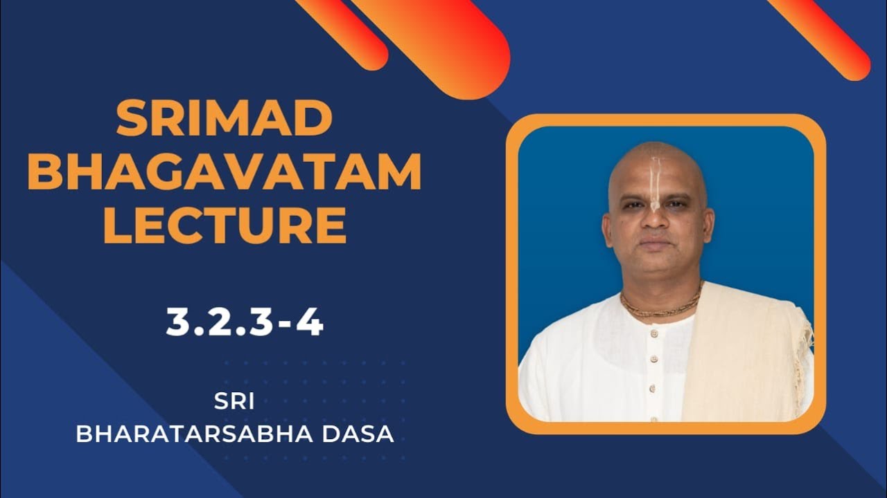 SB 3.3.3-4 | Sri Bharatarshabha Dasa | Vrindavan Chandrodaya Mandir.