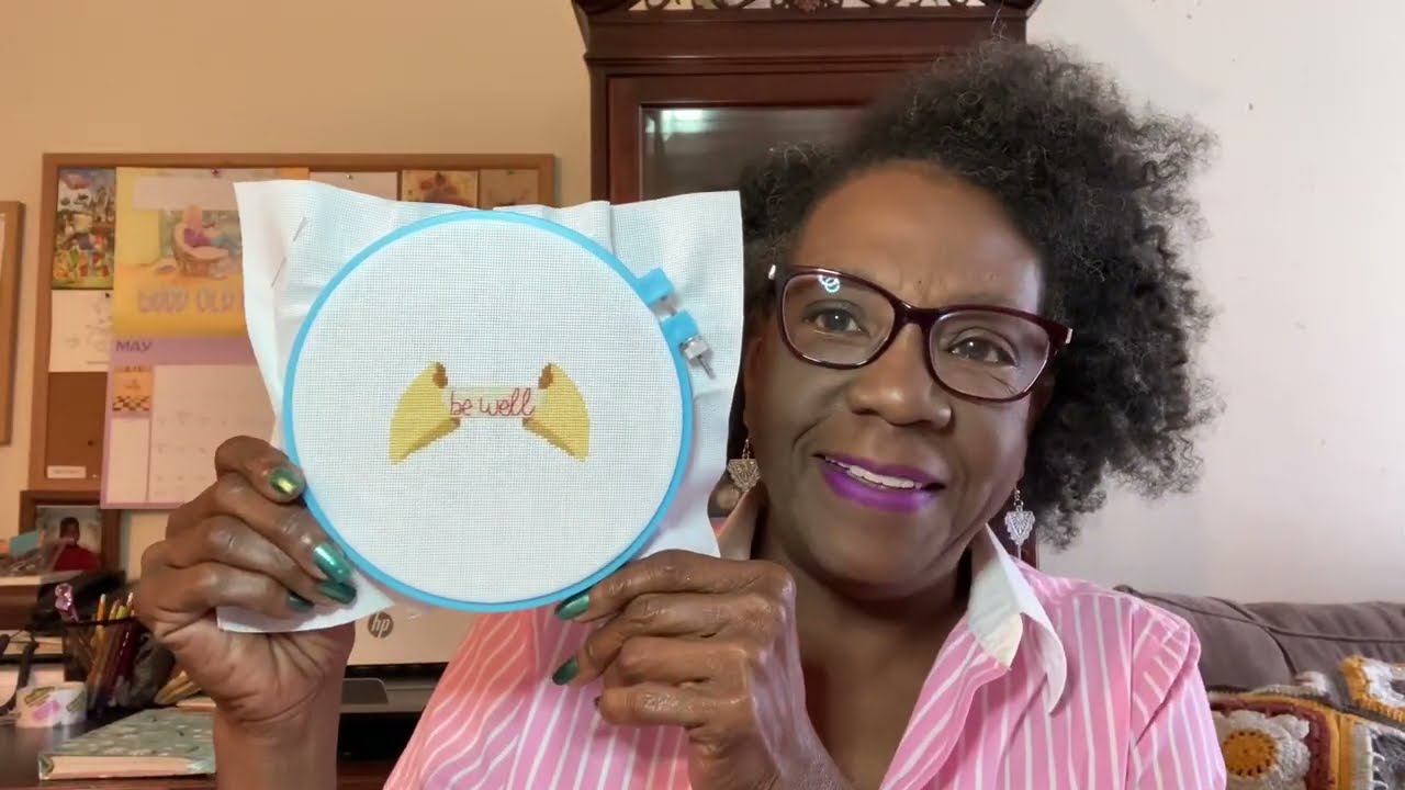 Flosstube #40 - Stitch May-nia Update #2 - I Have A Finish!! - It&rsquo;s A SAF!!