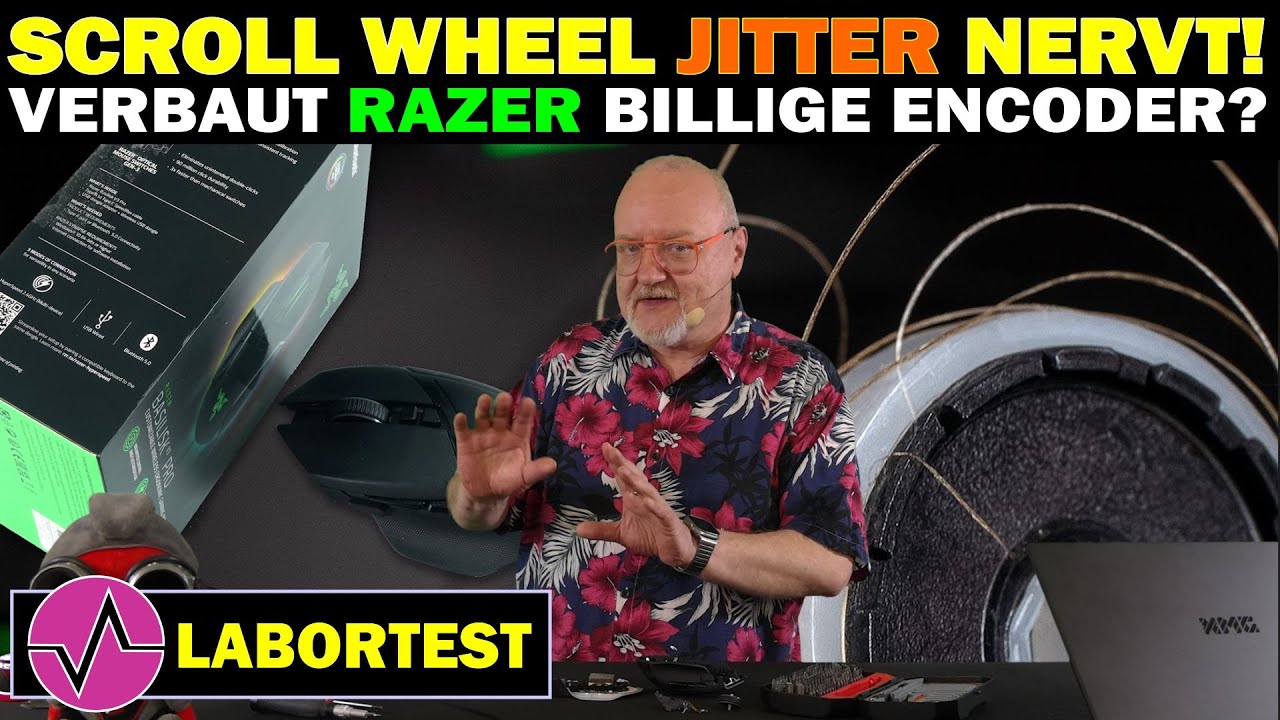 Razer Basilisk Pro Gaming-Maus mit Scroll Wheel Jitter - Geplante Obsoleszenz oder User Error?