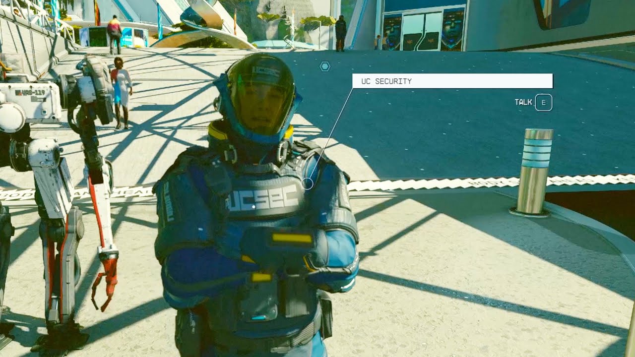 Guard's line for Soldier Protagonist. Starfield