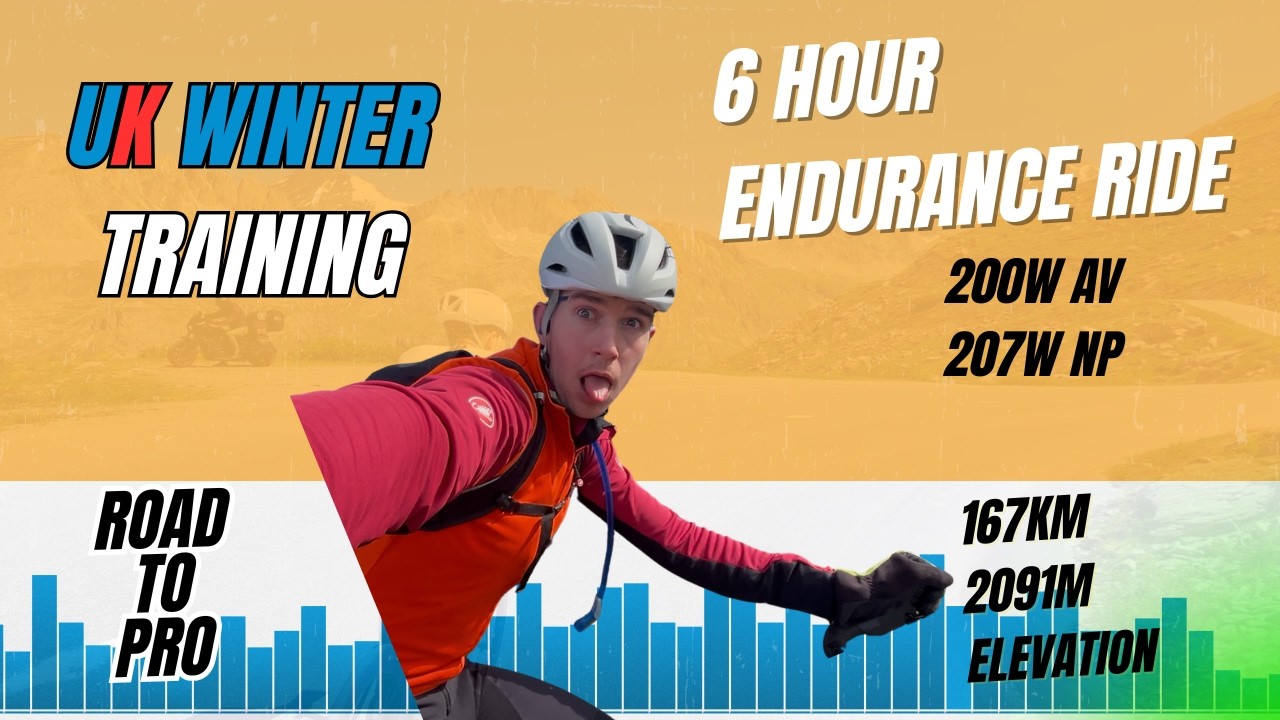 UK Winter Training - 6 Hour Zone 2 Solo Ride