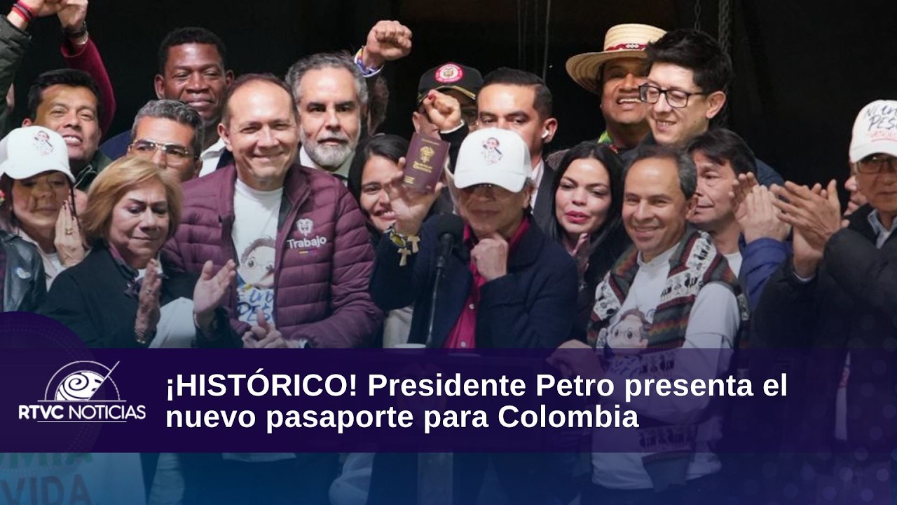 ¡HISTÓRICO! Presidente Petro presenta el nuevo pasaporte para Colombia