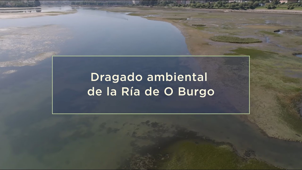 Dragado ambiental de los sedimentos de la ría de O Burgo