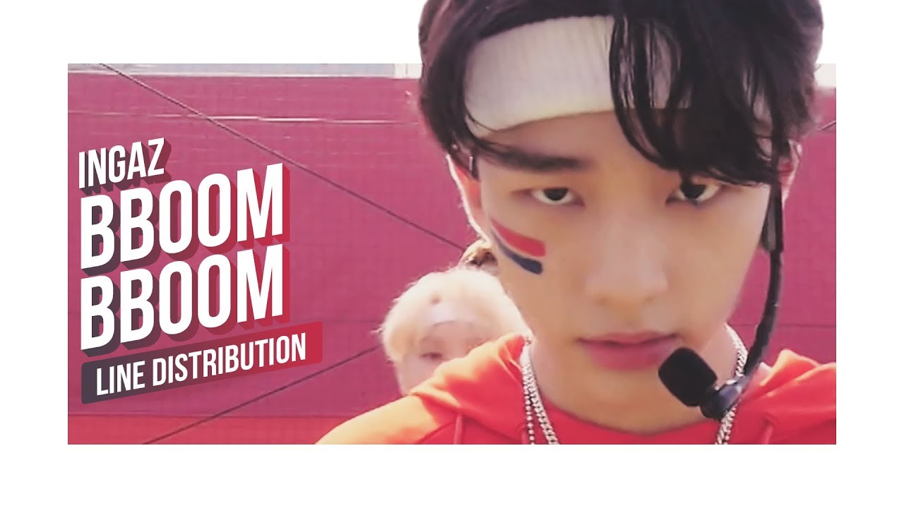 STRAY KIDS x THE BOYZ x MXM x Samuel - BBOOM BBOOM Line Distribution (Color Coded)
