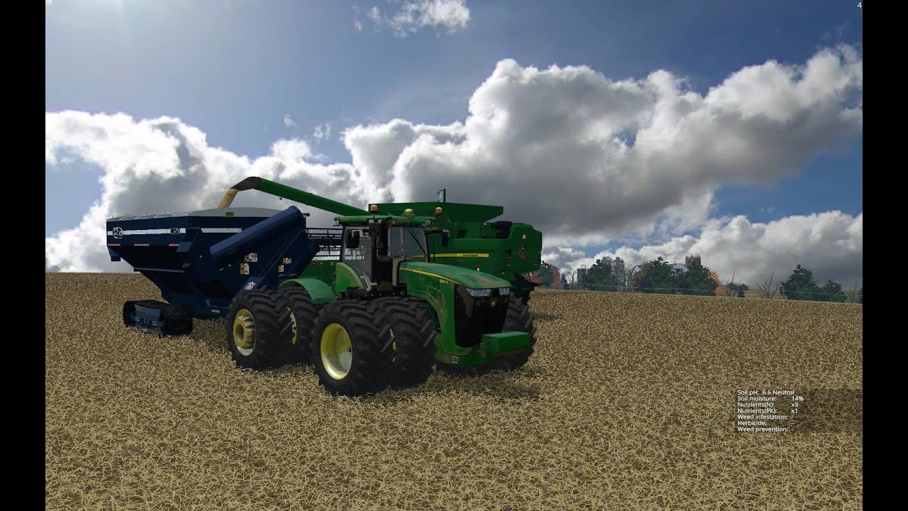 Farming Simulator 2015:  Windchaser Soybean Harvest