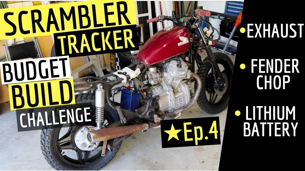 Scrambler On A Budget ★ Front Fender Chop, Lithium Battery, Exhaust & Brake Rebuild