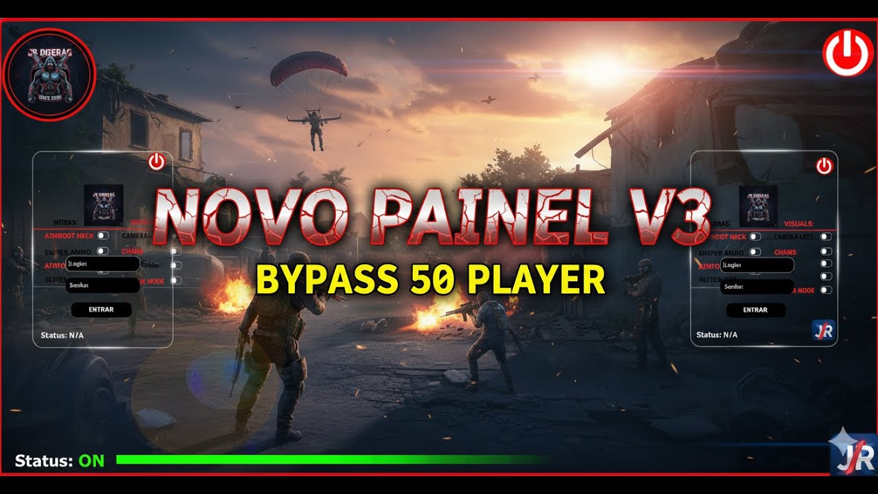 COMO INSTALAR O NOVO PAINEL V3 COM BYPASS 50 PLAYER ATUALIZADO 2026 (ANTIBAN)