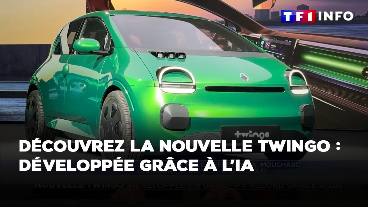 Exclusif TF1 : Découvrez la nouvelle Twingo développée grâce à l'IA ｜TF1 INFO