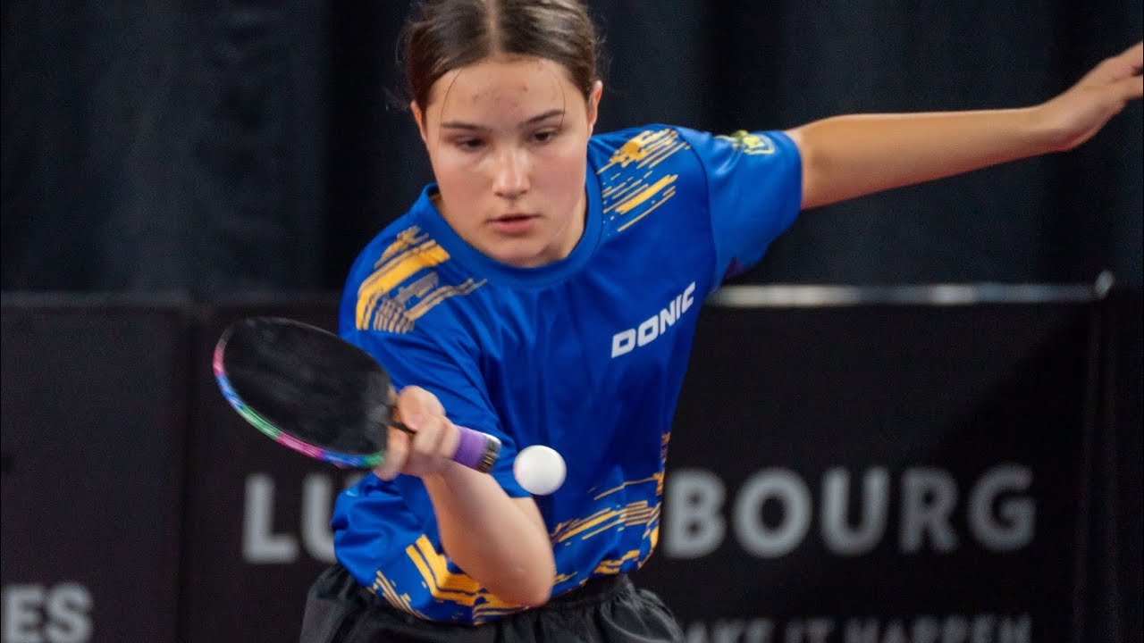Kryvosheia Polina WTT Luxemburg 2025  #tischtennis #tabletennis #настольныйтеннис #настільнийтеніс 