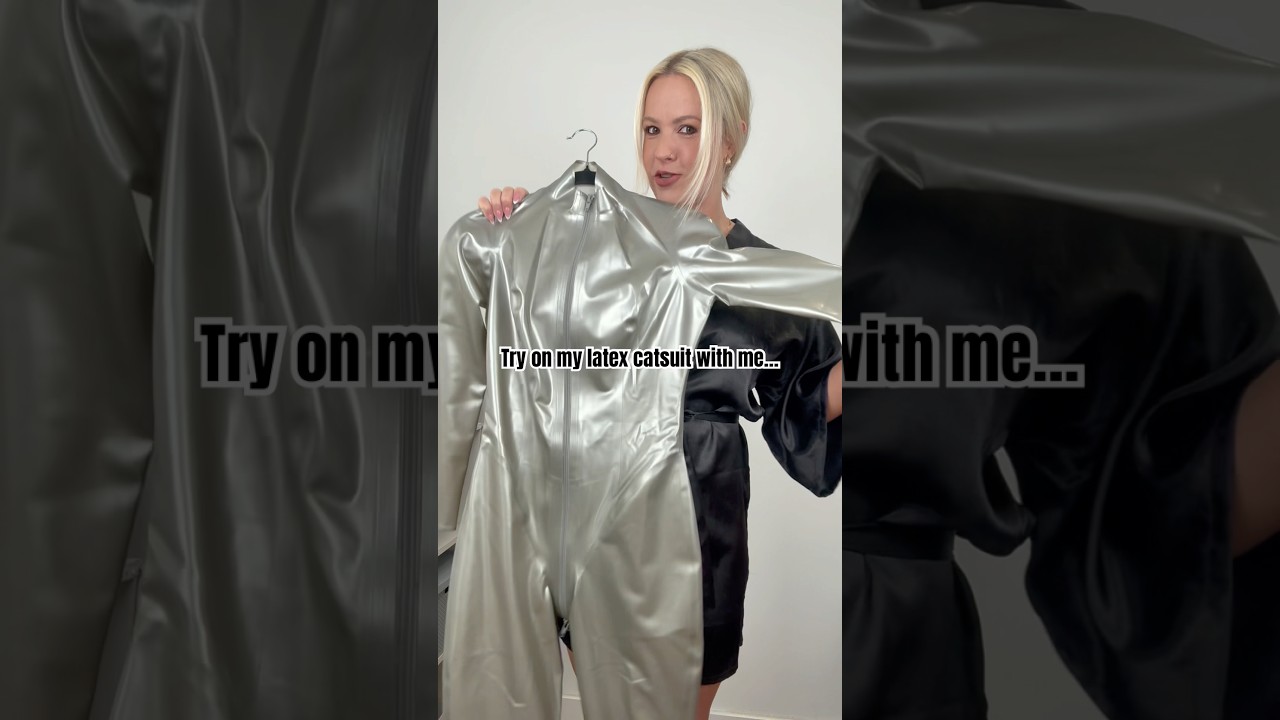 Full video just posted on my IG&hellip; 🩶 #latex #grwm #ootd #shiny #fashion
