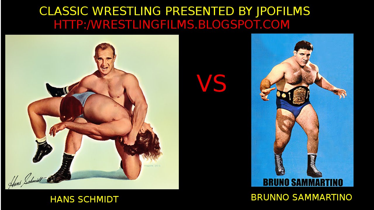 Hans Schmidt vs Bruno Sammartino 1/11/1963 Buffalo professional wrestling