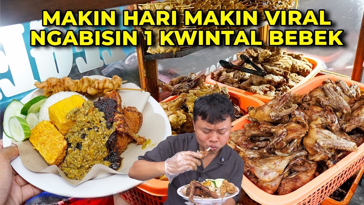 Sehari Habis 1 Kwintal Bebek! Bebek Goreng Terlaris di Benhil Jakarta!