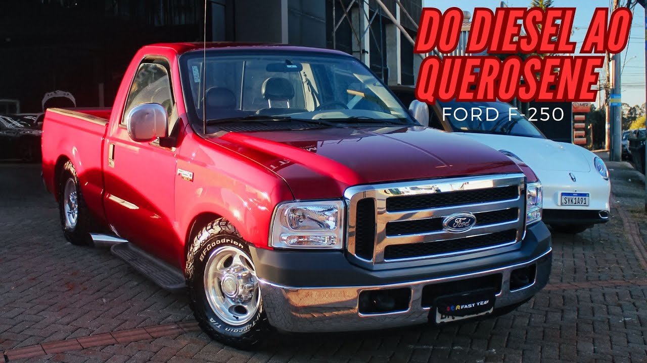 PINTURA NA LATA DA FORD F-250, COR DE FERRARI🤯