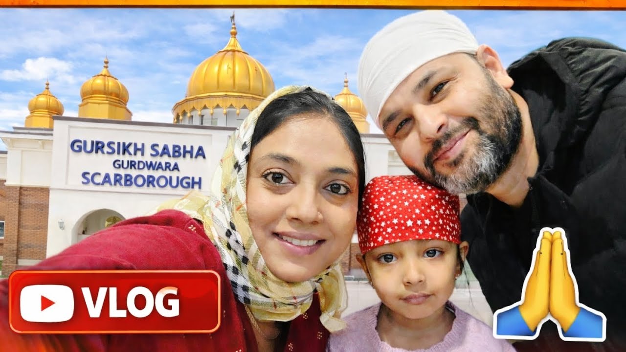 Gurudwara Visit in Toronto Canada 🇨🇦 | Langar & Blessings 🙏