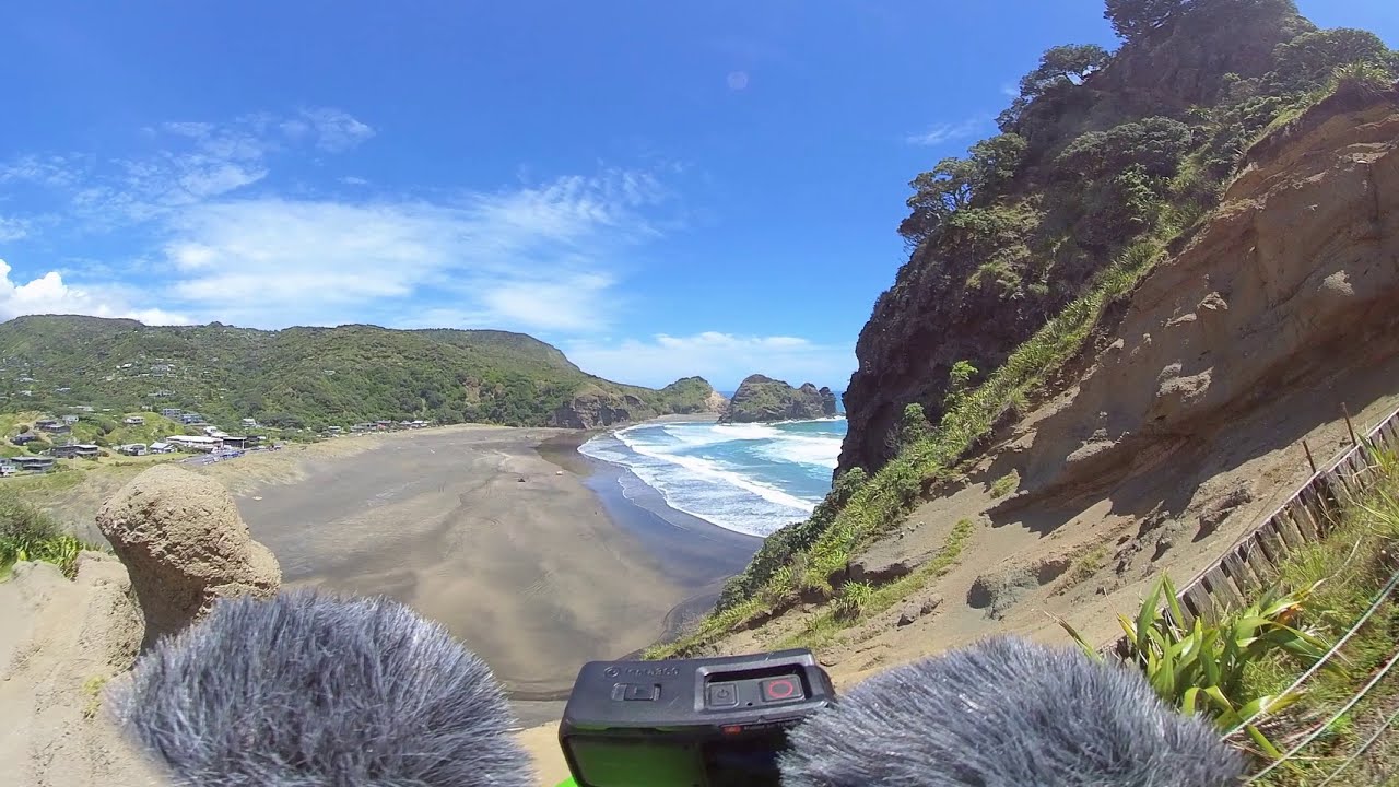 Lion Rock climb 360 degrees music video / Auckland 360 degrees / Piha Beach in West Auckland 360