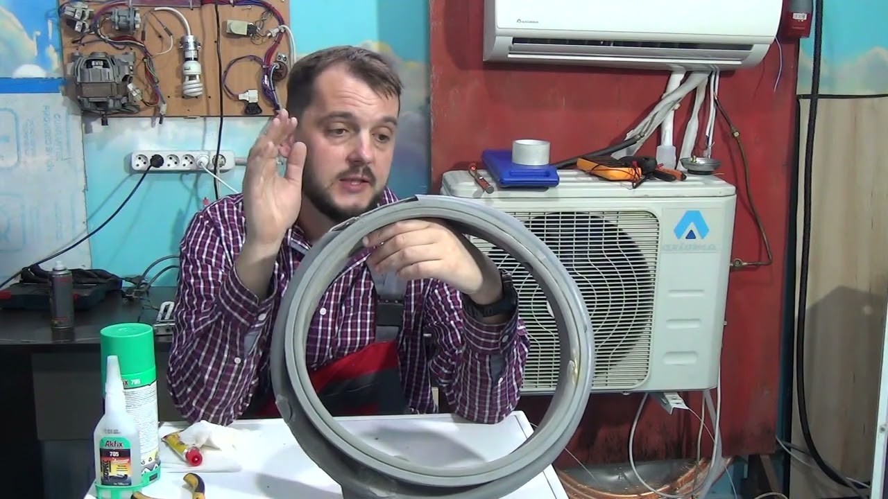 Протечки в стиральных машинках. Виды  и способы ремонта. Курс видео № 9