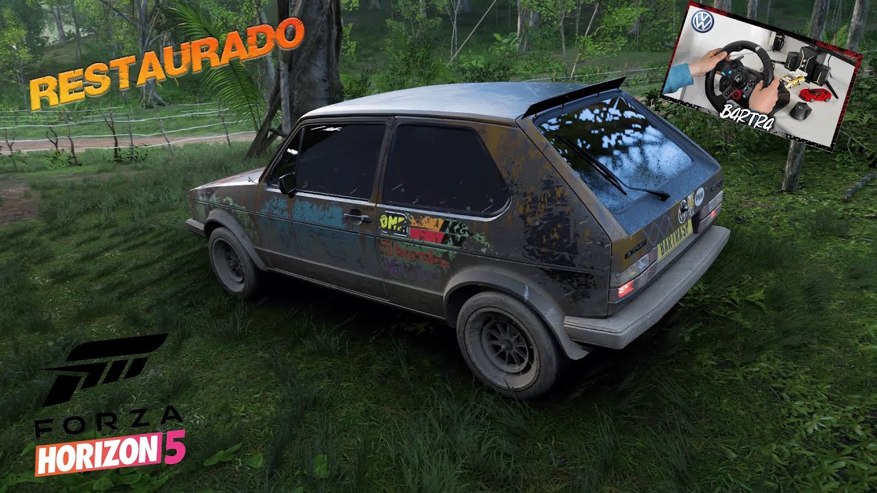 Recuperando un VOLKSWAGEN GOLF GTI de 1983 | Forza Horizon 5 | Logitech G29